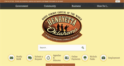 Desktop Screenshot of cityofhenryetta.org